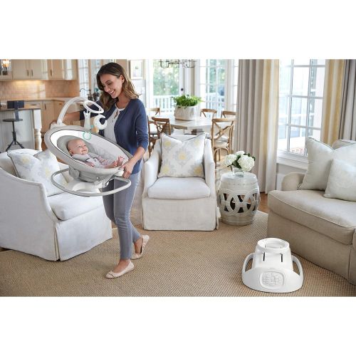 그라코 Graco Sense2Soothe Baby Swing with Cry Detection Technology, Sailor