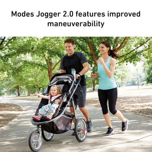 그라코 Graco Modes Jogger 2.0 Travel System Includes Jogging Stroller and SnugRide SnugLock 35 LX Infant Car Seat, Zion