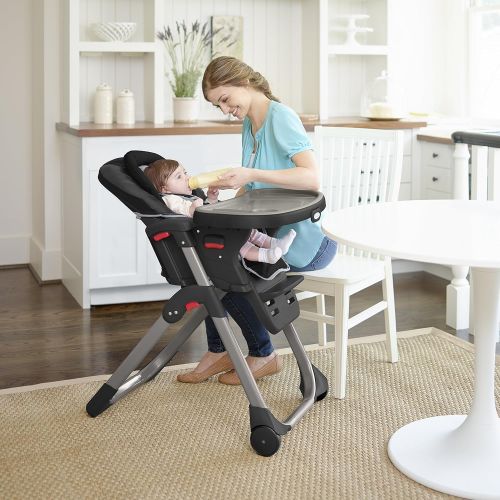 그라코 Graco DuoDiner LX High Chair, Converts to Dining Booster Seat, Metropolis