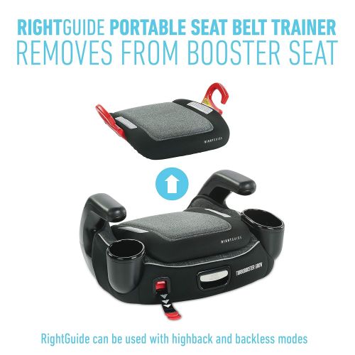 그라코 Graco TurboBooster Grow High Back Booster Seat, Featuring RightGuide Seat Belt Trainer, West Point