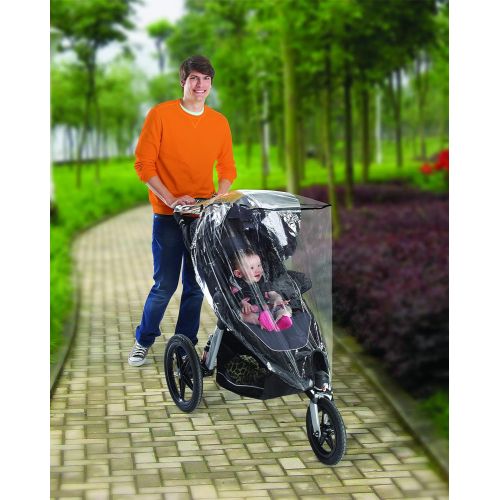 그라코 Graco Jogging Stroller Weather Shield, Baby Rain Cover, Universal Size to fit Most Jogging Strollers, Waterproof, Windproof, Ventilation,Protection,Vinyl, Clear, Plastic