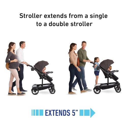 그라코 Graco Uno2Duo Stroller Goes from Single to Double Stroller, Ellington