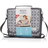 Graco On The Go Changing Pad, Deluxe Travel Changing Pad for Babies, Convertible Design with Pockets and Shoulder Strap, Portable Diaper Changing Mat for Infants, Gray