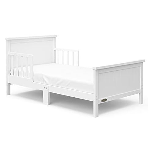 그라코 Graco Bailey Toddler Bed (White) - Includes Toddler Bed Rail on Both Sides, Toddler Bed Frame Fits Standard-Size Crib and Toddler Bed Mattress, JPMA Certified, Solid and Sturdy Con