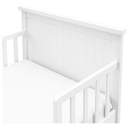 그라코 Graco Bailey Toddler Bed (White) - Includes Toddler Bed Rail on Both Sides, Toddler Bed Frame Fits Standard-Size Crib and Toddler Bed Mattress, JPMA Certified, Solid and Sturdy Con