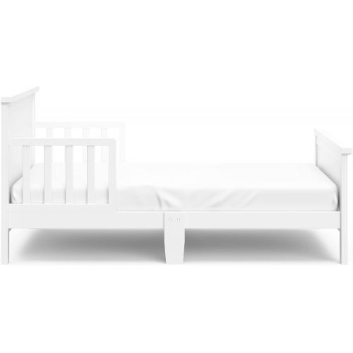 그라코 Graco Bailey Toddler Bed (White) - Includes Toddler Bed Rail on Both Sides, Toddler Bed Frame Fits Standard-Size Crib and Toddler Bed Mattress, JPMA Certified, Solid and Sturdy Con