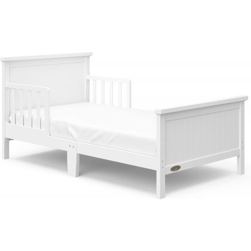 그라코 Graco Bailey Toddler Bed (White) - Includes Toddler Bed Rail on Both Sides, Toddler Bed Frame Fits Standard-Size Crib and Toddler Bed Mattress, JPMA Certified, Solid and Sturdy Con