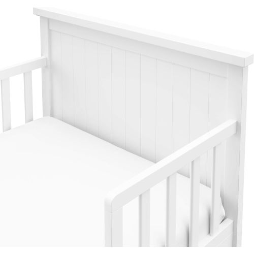 그라코 Graco Bailey Toddler Bed (White) - Includes Toddler Bed Rail on Both Sides, Toddler Bed Frame Fits Standard-Size Crib and Toddler Bed Mattress, JPMA Certified, Solid and Sturdy Con