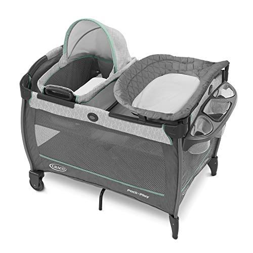 그라코 Graco Pack n Play Close2Baby Bassinet Playard Features Portable Bassinet Diaper Changer and More, Derby