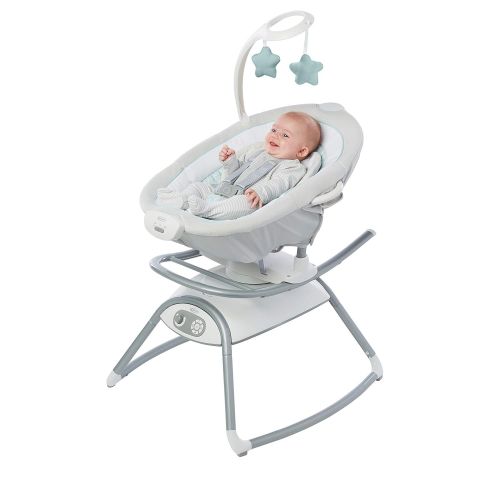 그라코 Graco Duet Glide Gliding Swing with Portable Rocker, Winfield , 17.75x11.5x24 Inch (Pack of 1)