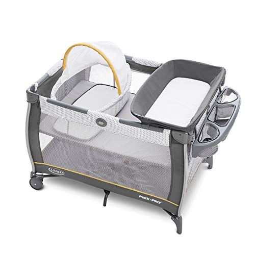 그라코 Graco Pack n Play Care Suite Bassinet Playard, Wells