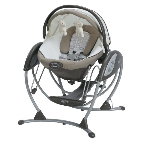 그라코 Graco Soothing System Gliding Baby Swing, Abbington