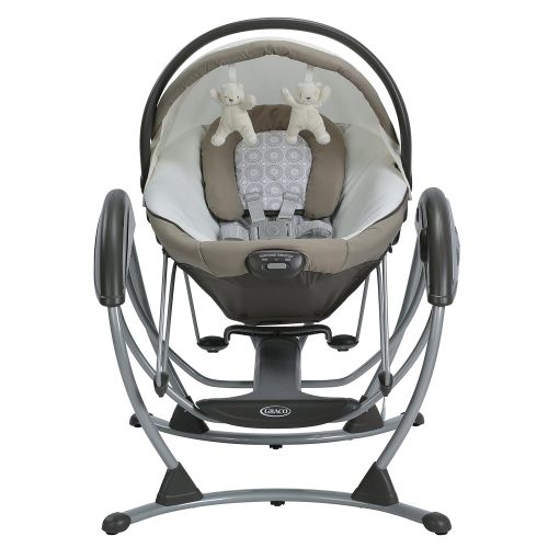 그라코 Graco Soothing System Gliding Baby Swing, Abbington