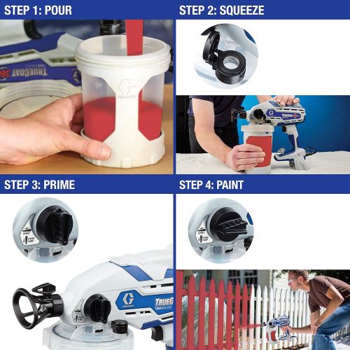 그라코 Graco 17D889 TrueCoat 360 VSP Handheld Paint Sprayer