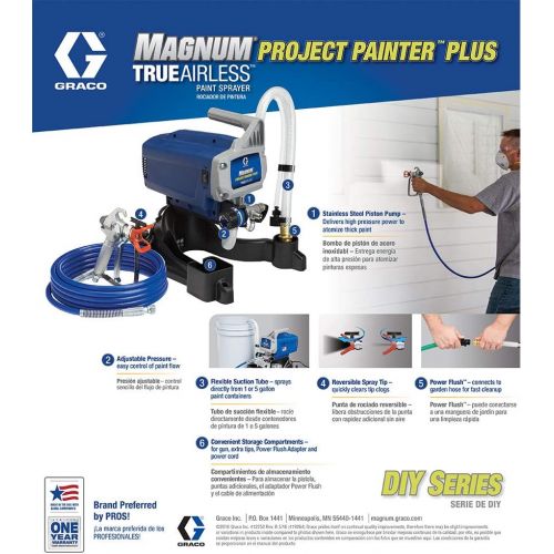 그라코 Graco Magnum 257025 Project Painter Plus Paint Sprayer