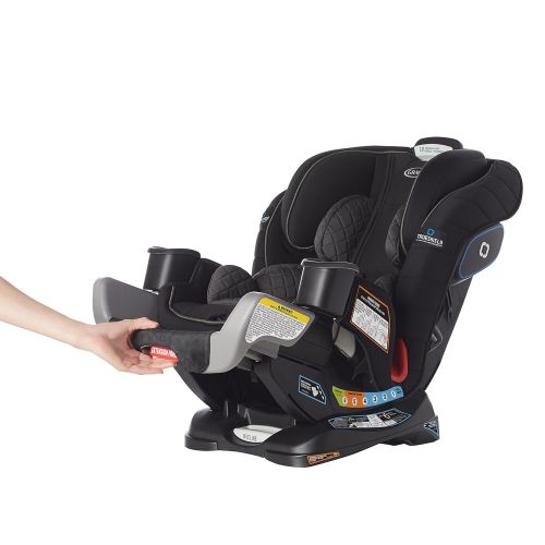 그라코 Graco Extend2Fit 3 in 1 Car Seat Ride Rear Facing Longer with Extend2Fit, featuring TrueShield Side Impact Technology, Ion , 20.75x19x24.5 Inch (Pack of 1)