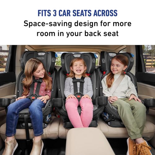 그라코 Graco SlimFit3 LX 3 in 1 Car Seat Space Saving Car Seat Fits 3 Across in Your Back Seat, Kunningham