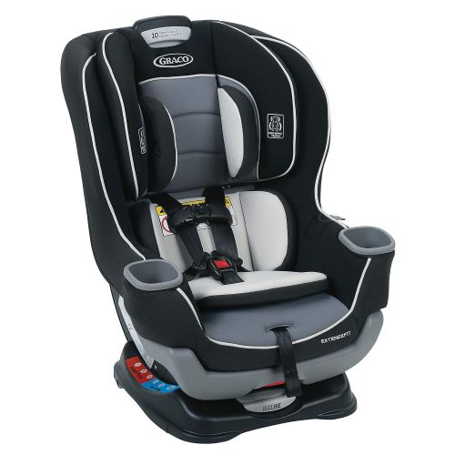 그라코 Graco Extend2Fit Convertible Car Seat, Ride Rear Facing Longer with Extend2Fit, Gotham