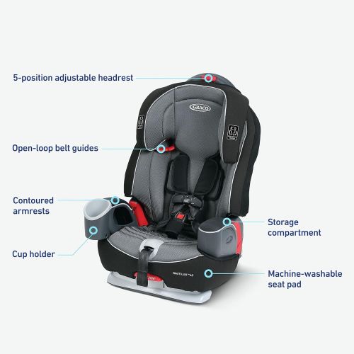 그라코 Graco Nautilus 65 3-in-1 Harness Booster Car Seat, Bravo