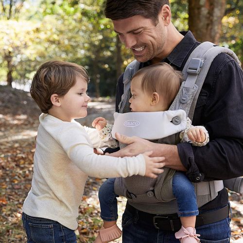 그라코 Graco Cradle Me 4 in 1 Baby Carrier Includes Newborn Mode with No Insert Needed, Black Onyx