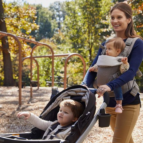 그라코 Graco Cradle Me 4 in 1 Baby Carrier Includes Newborn Mode with No Insert Needed, Black Onyx