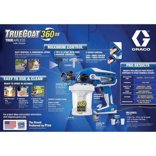 그라코 Graco 17A466 TrueCoat 360 DS Paint Sprayer