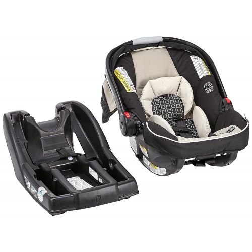 그라코 Graco FastAction Fold Sport Travel System Includes the FastAction Fold Sport 3-Wheel Stroller and SnugRide 35 Infant Car Seat, Pierce