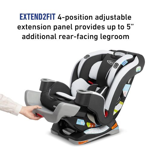 그라코 Graco Extend2Fit 3-in-1 Car Seat, Stocklyn , 20.75x19x24.5 Inch (Pack of 1)