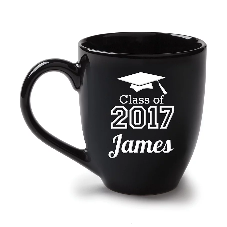  Graduation Bistro Mug in Black