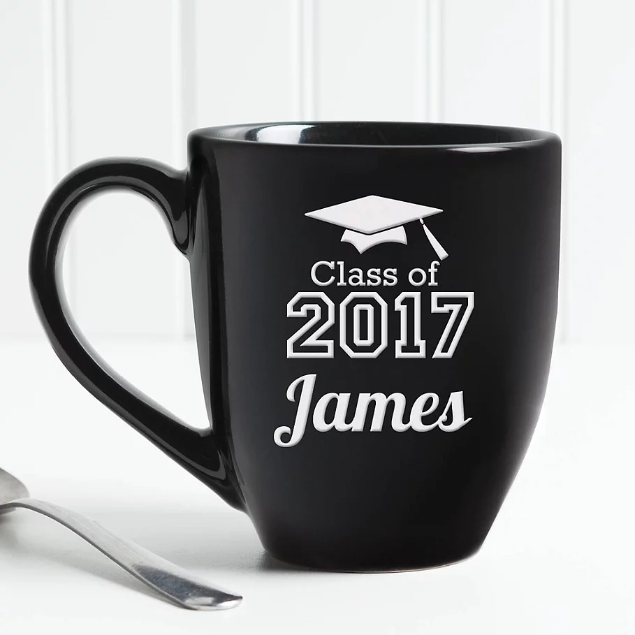  Graduation Bistro Mug in Black