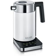 Gebr. Graef WK 501 WK501EU Wasserkocher, 1 Liter, weiss/Edelstahl