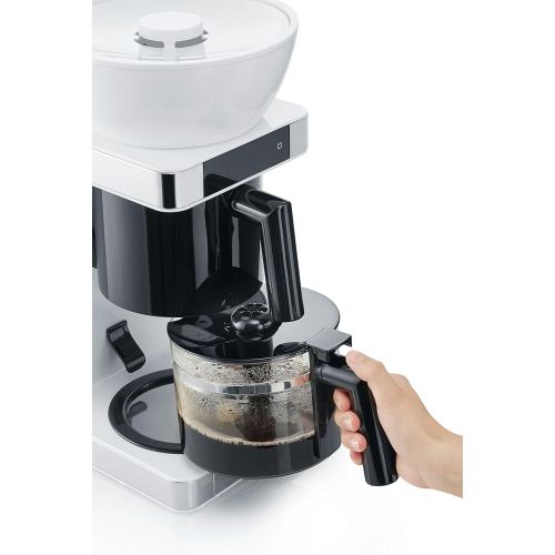  Graef FK701EU Filterkaffeemaschine, Plastik, Weiss