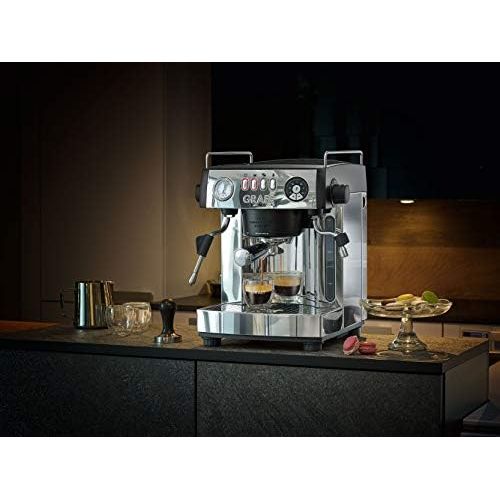  Graef ES902EU Espressomaschine Aluminium, schwarz-matt/Edelstahl