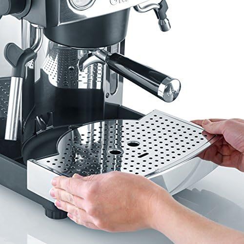  Graef ES902EU Espressomaschine Aluminium, schwarz-matt/Edelstahl