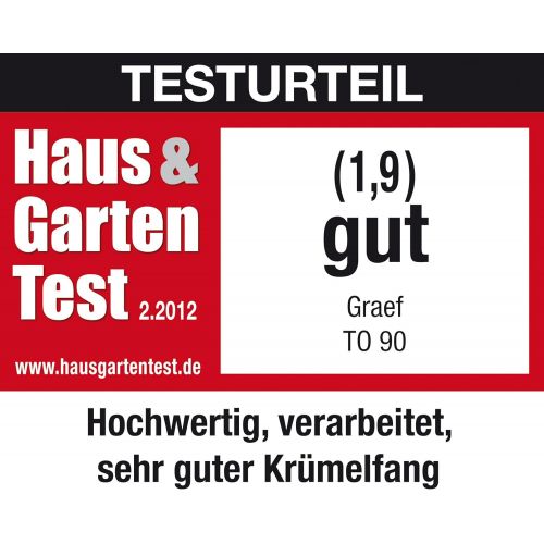  Graef Langschlitz-Toaster TO 91, Edelstahl, weiss
