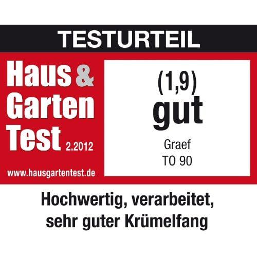  Graef Langschlitz-Toaster TO 90, Edelstahl, silber