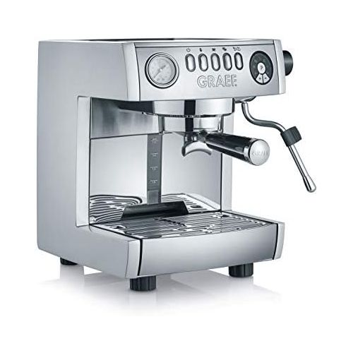  Graef ES850EU Espressomaschine, Aluminium, Edelstahl, Silber