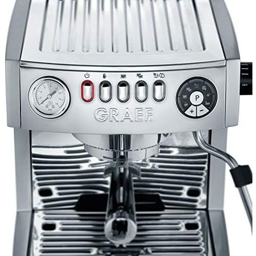  Graef ES850EU Espressomaschine, Aluminium, Edelstahl, Silber