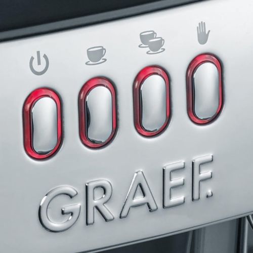  Graef ES902EU Espressomaschine, Aluminium, schwarz-matt/edelstahl