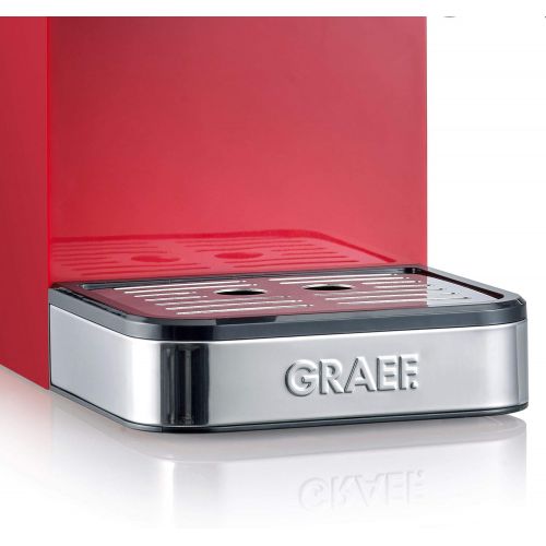  Graef ES403EU Salita Siebtrager-Espressomaschine, 1400, rot