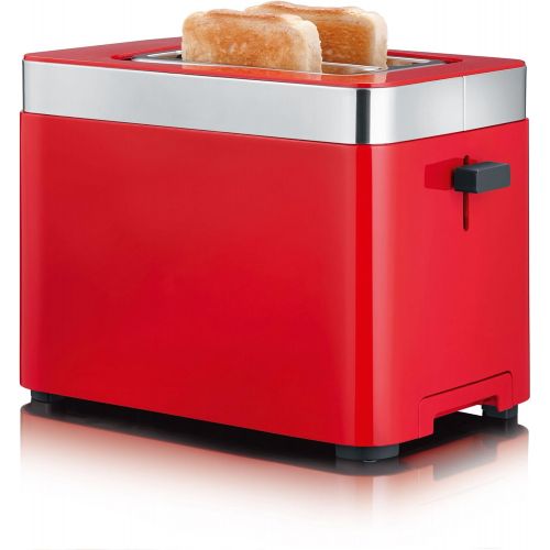  Graef TO63EU TO 63 2-Scheiben Toaster, Kunststoff, Rot