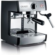 Graef ES702EU Siebtrager-Espressomaschine pivalla, 1410 W, 16 Bar, schwarz-matt/edelstahl