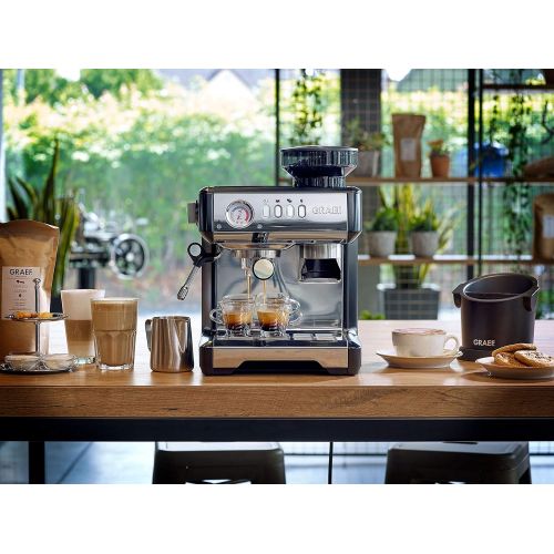  [아마존베스트]Graef ESM802EU Milegra Filter Holder Espresso Machine, 1600, Black