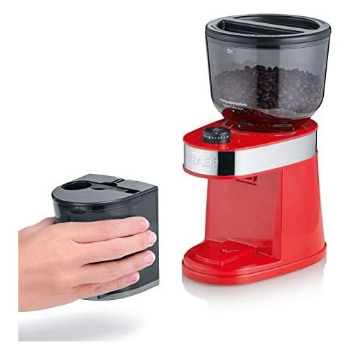  [아마존베스트]Graef CM203EU Coffee Grinder 130 Plastic Metal Red