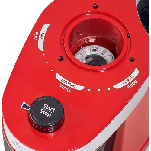  [아마존베스트]Graef CM203EU Coffee Grinder 130 Plastic Metal Red