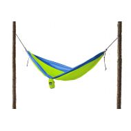 Grand Trunk Single Parachute Nylon Hammock with Carabiners and Hanging Kit: - Perfect for Outdoor Adventures, Backpacking, and Festivals