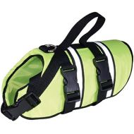 Grande Finale Green Float Coat Reflective Life Jacket Float Safety Vest for Extra Small Dogs