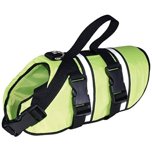  Grande Finale Green Float Coat Reflective Life Jacket Float Safety Vest for Extra Small Dogs