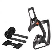 Granite Aux Carbon Fiber Bottle Cage with Strap Kit, Lightweight and Side-Loaded Functions Cycling Bottle Cage for Extra Water Carrying Capacity