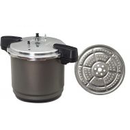 Granite Ware F0732-2 Pressure Canner and Cooker/Steamer, 12-Quart, Black by Granite Ware